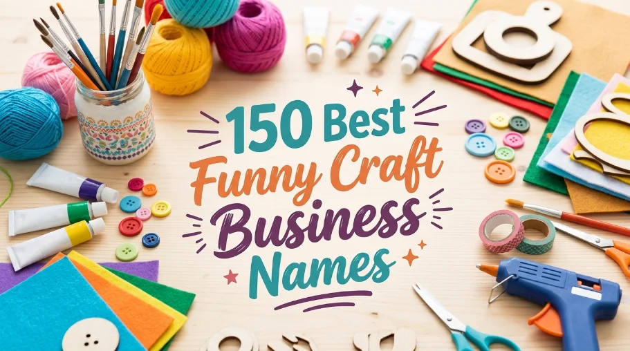150 Best Funny Craft Business Names