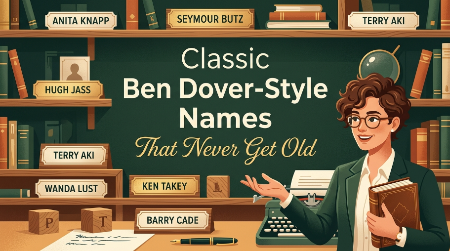 Classic Ben Dover-Style Names That Never Get Old