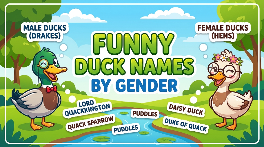 Funny Duck Names by Gender
