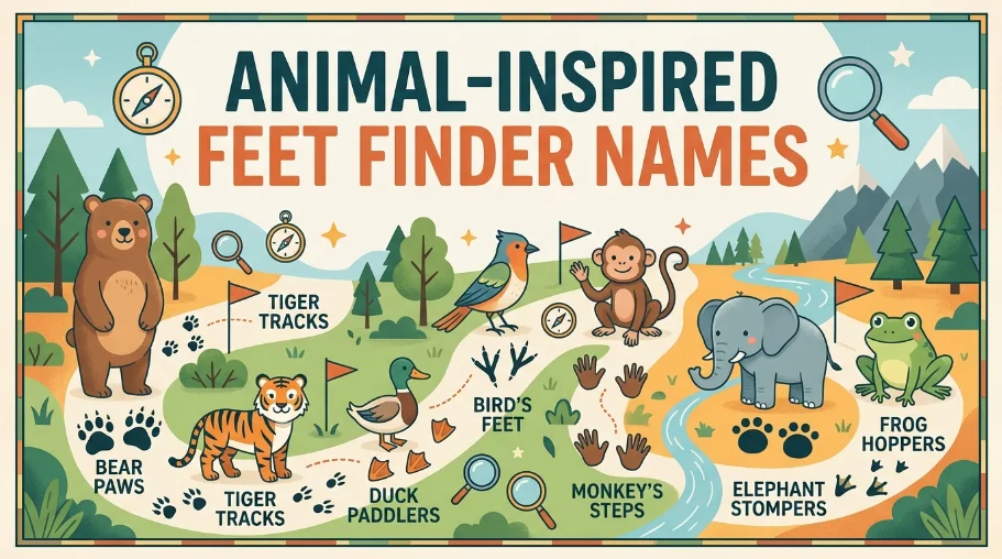 Animal-Inspired Feet Finder Names