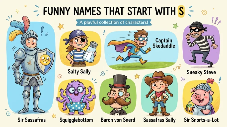 Best Funny Names That Start With S