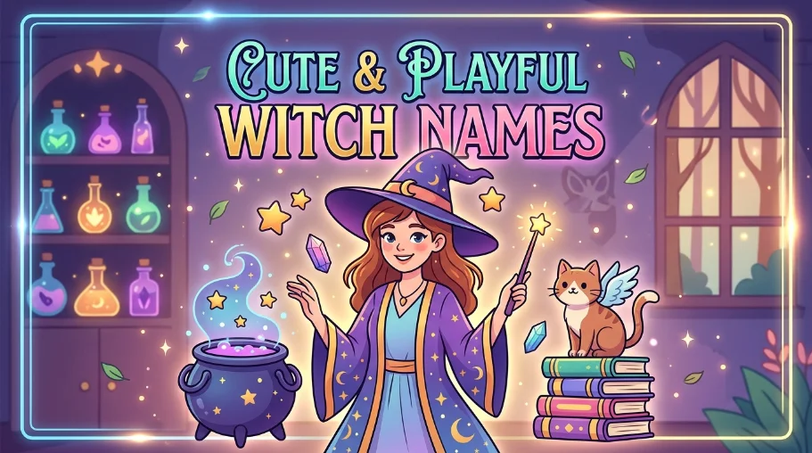 Cute & Playful Witch Names