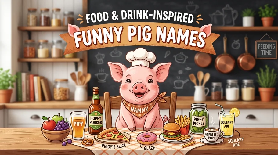 food-and-drink-inspired-funny-pig-names
