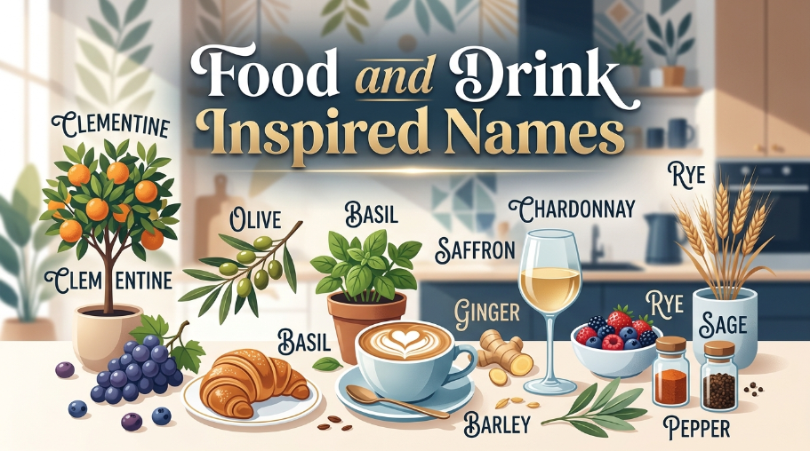 Food and Drink Inspired Names