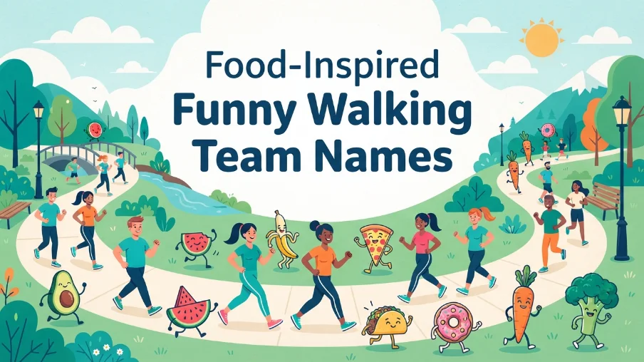 Food-Inspired Funny Walking Team Names
