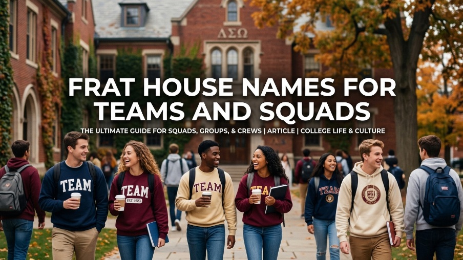 Frat House Names for Teams and Squadsv