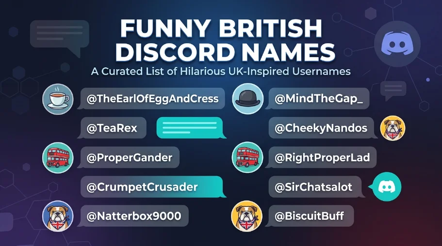 Funny British Discord Names