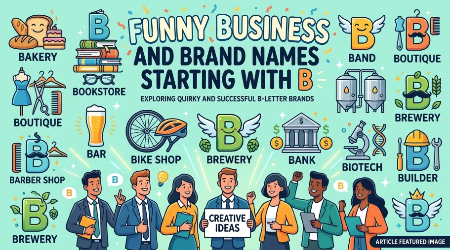 Funny Business and Brand Names Starting With B
