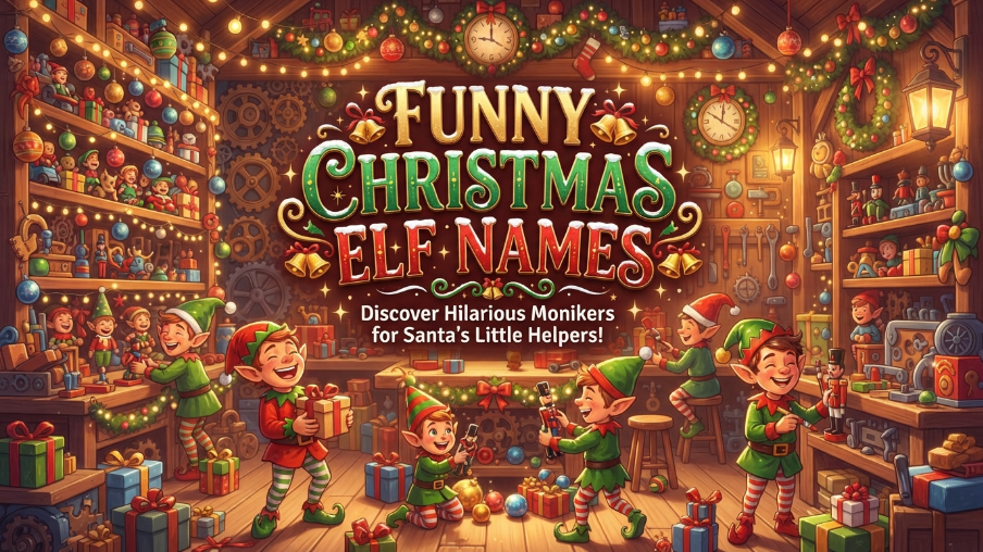 Funny Christmas Elf Names