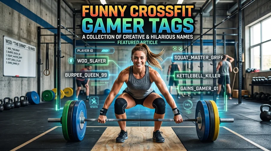 Funny CrossFit Gamer Tags