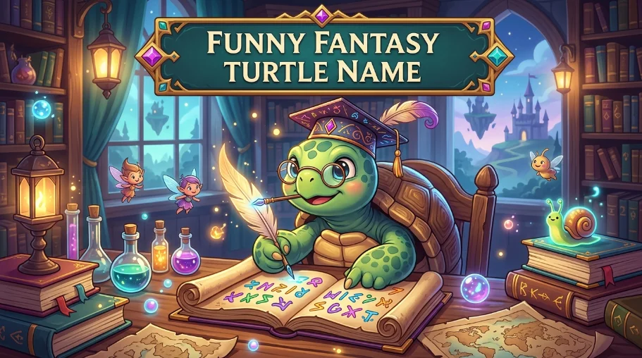 Funny Fantasy Turtle Name