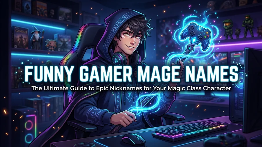 Funny Gamer Mage Names