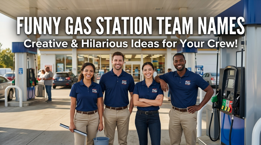 Funny Gas Station Team Names