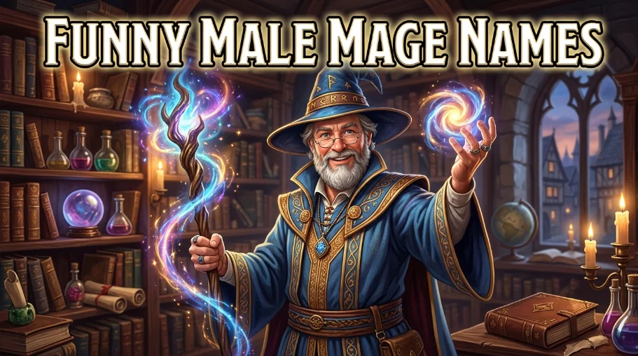 Funny Male Mage Names