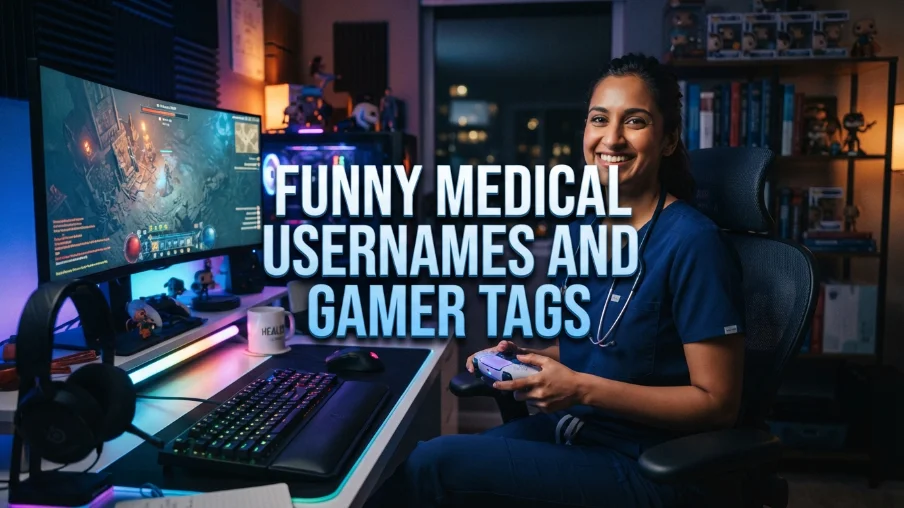 Funny Medical Usernames and Gamer Tags