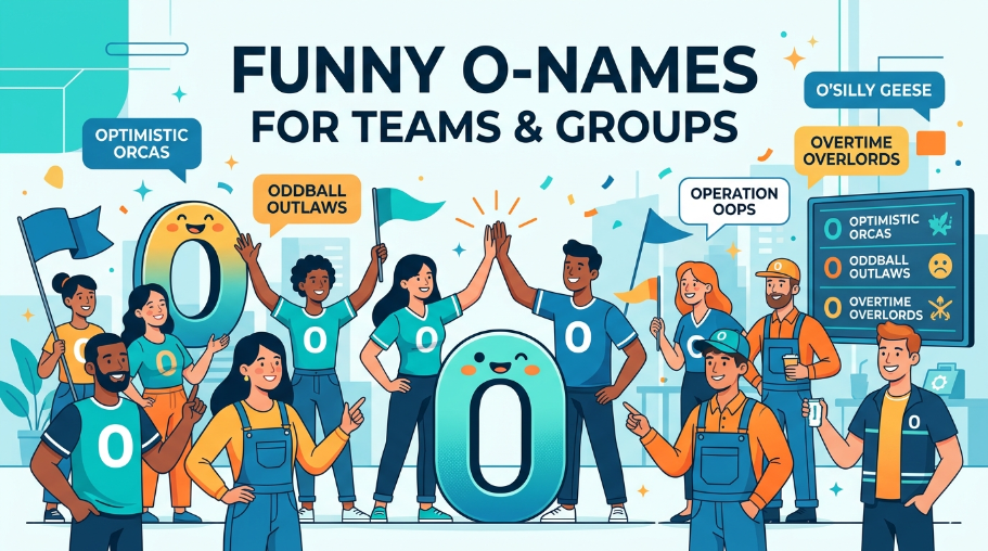 Funny O-Names for Teams & Groups