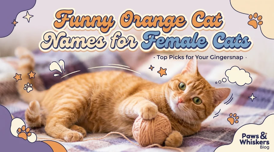Funny Orange Cat Names for Female Cats