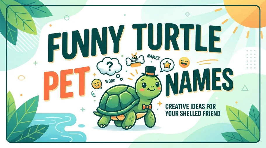 Funny Turtle Pet Names