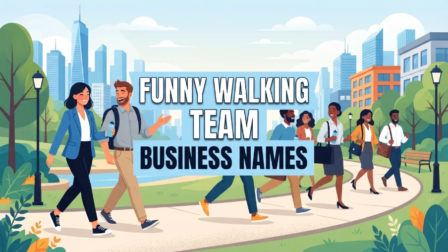 Funny Walking Team Business Names