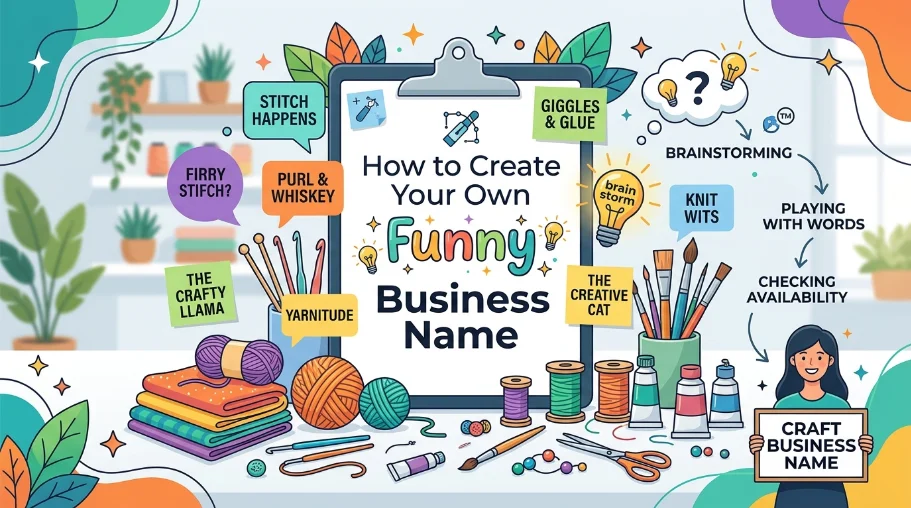 How to Create Your Own Funny Craft Business Name