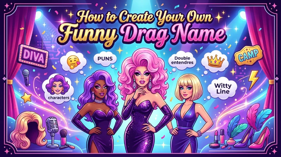 How to Create Your Own Funny Drag Name