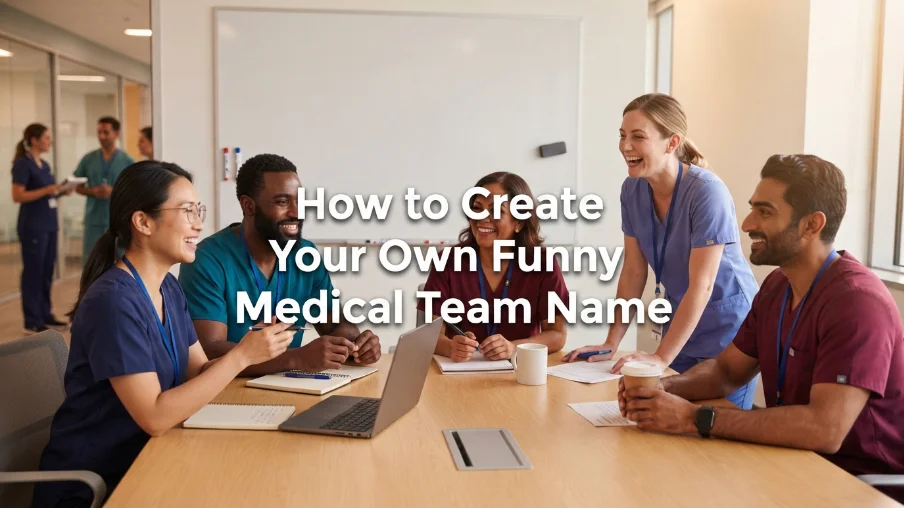 How to Create Your Own Funny Medical Team Name