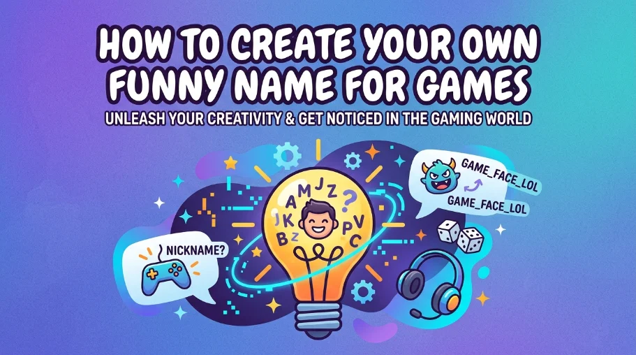 How to Create Your Own Funny Name for Games