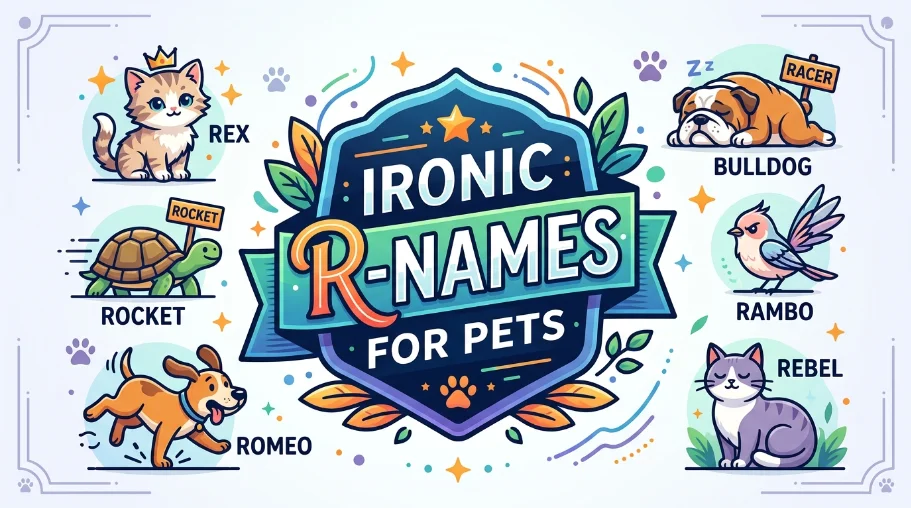 Ironic R-Names for Pets