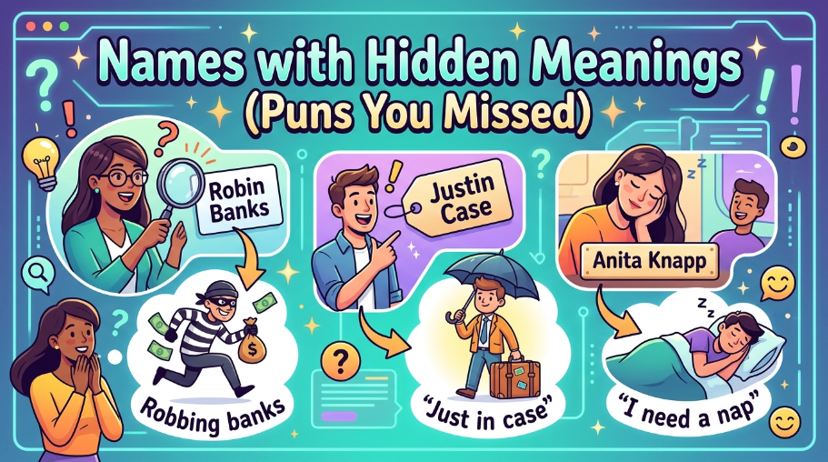 Names with Hidden Meanings (Puns You Missed)