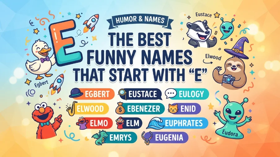 The Best Funny Names That Start With 'E'