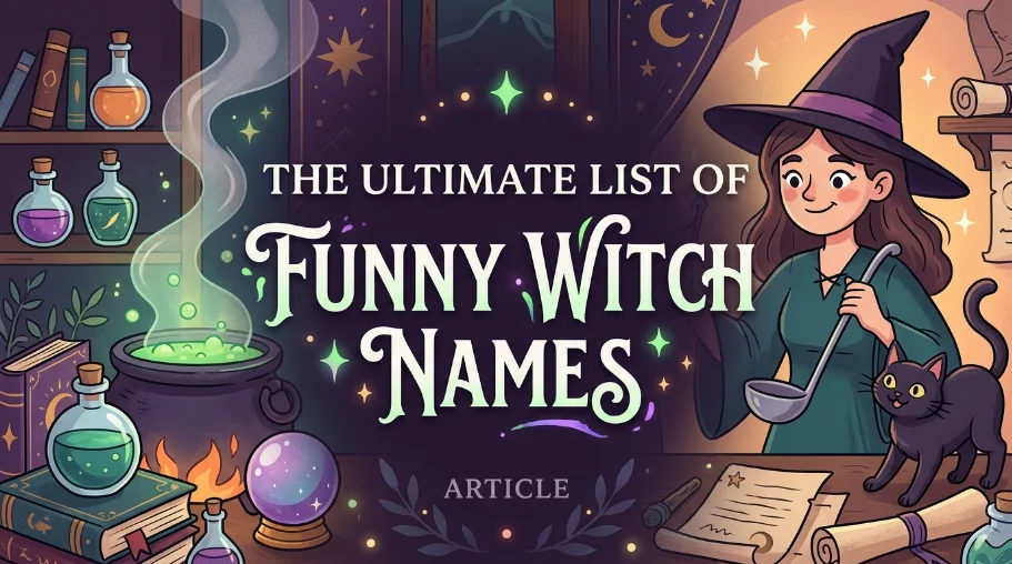 The Ultimate List of Funny Witch Names