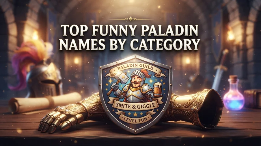 Top Funny Paladin Names by Category