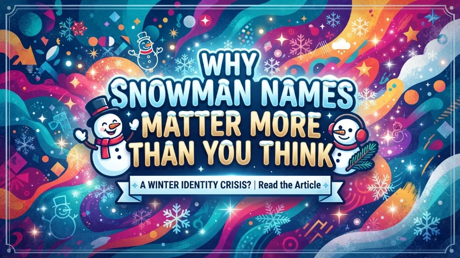 Why Snowman Names Matter More Than You Think