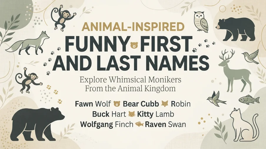 Animal-Inspired Funny First and Last Names