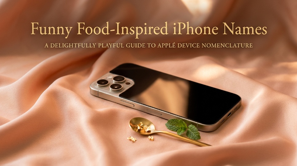 Funny Food-Inspired iPhone Names
