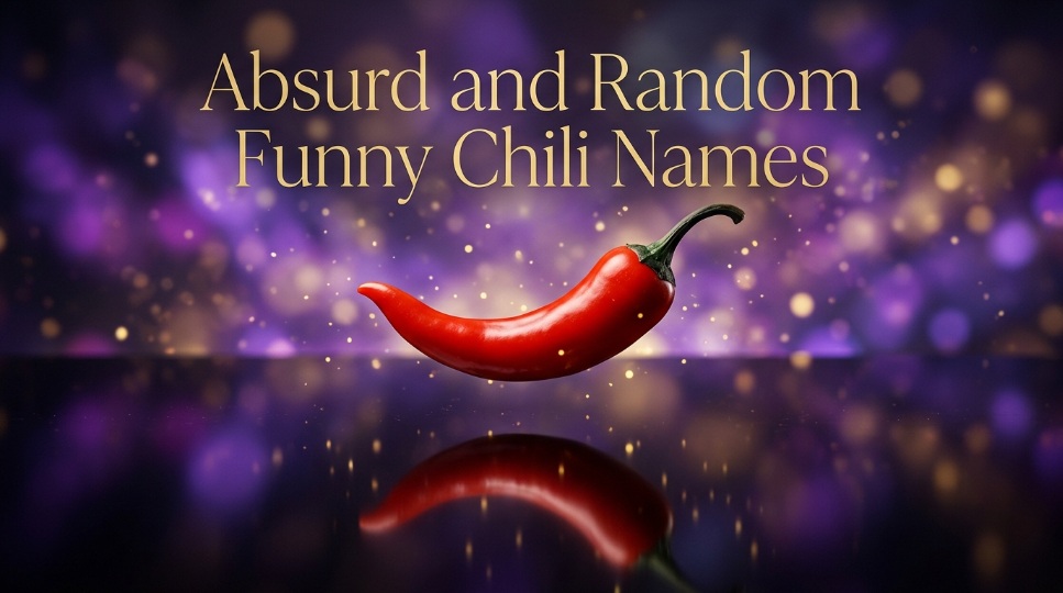 Absurd and Random Funny Chili Names