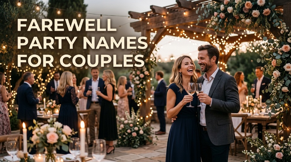 Farewell Party Names for Couples