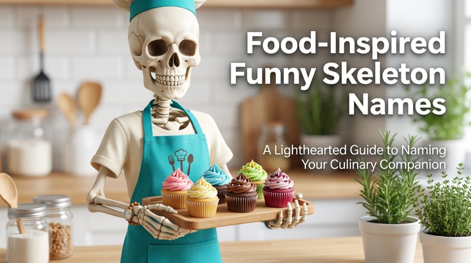 Food-Inspired Funny Skeleton Names