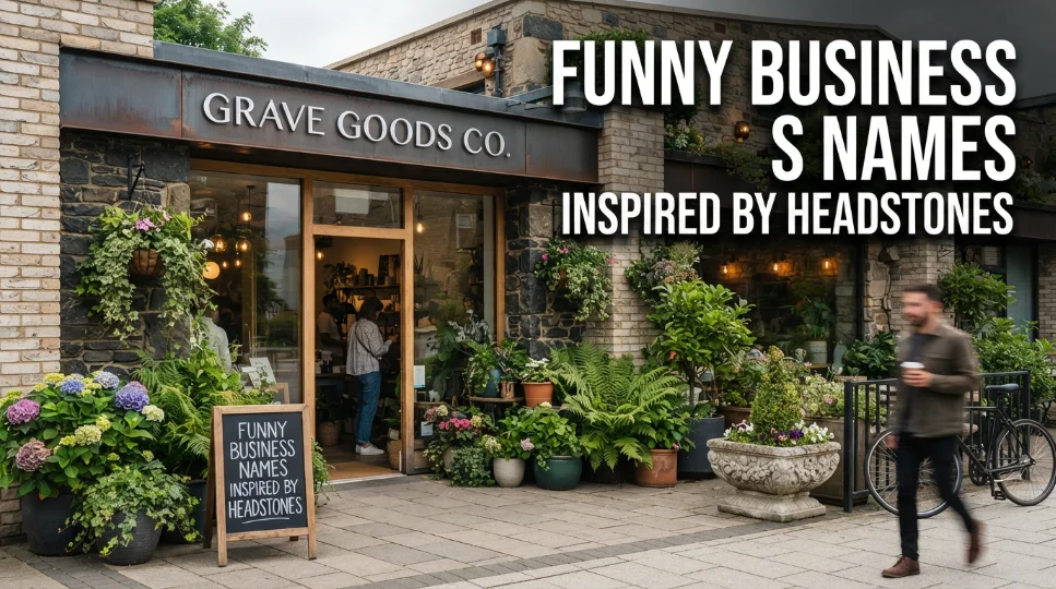 Funny Business Names Inspired by Headstones