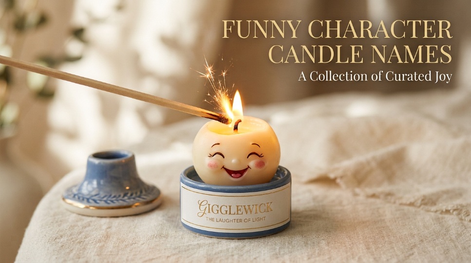 Funny Character Candle Names