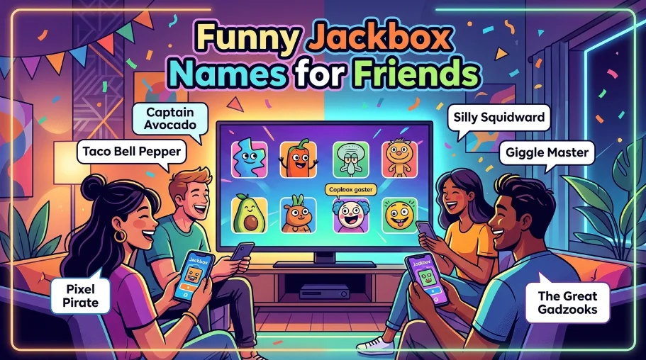 Funny Jackbox Names for Friends