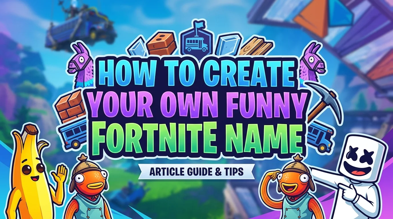 How to Create Your Own Funny Fortnite Name