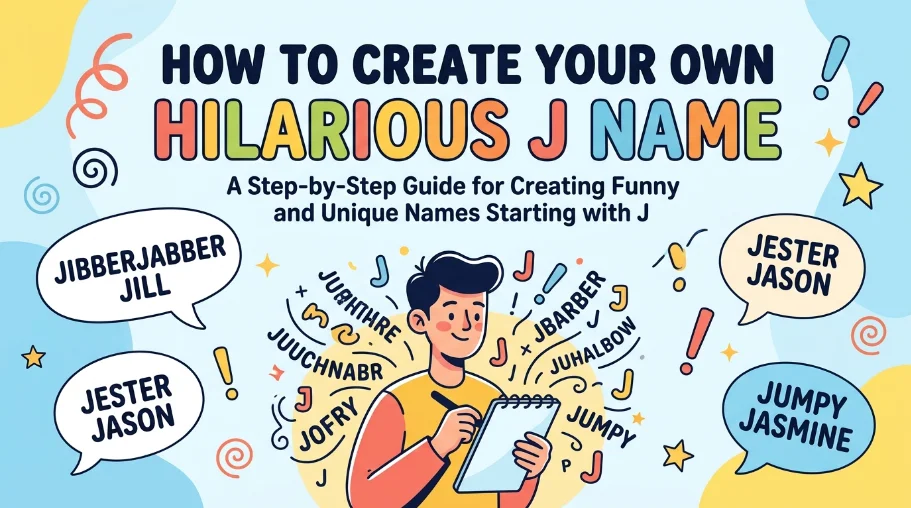 How to Create Your Own Hilarious J Name
