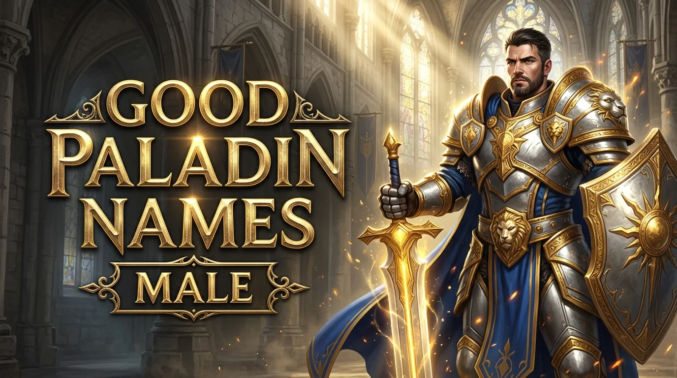Good Paladin Names Male