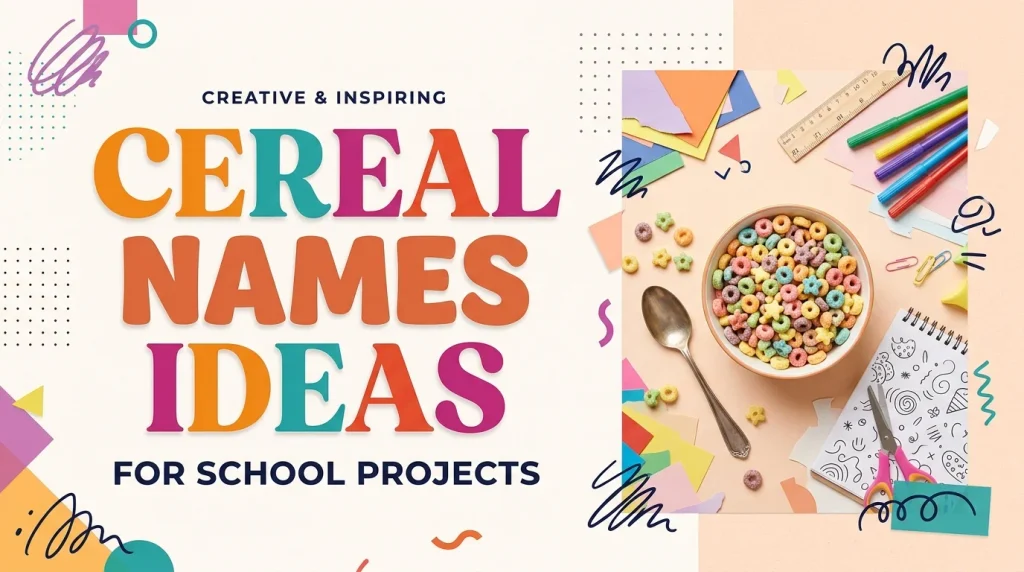 Cereal Names Ideas for School Projects