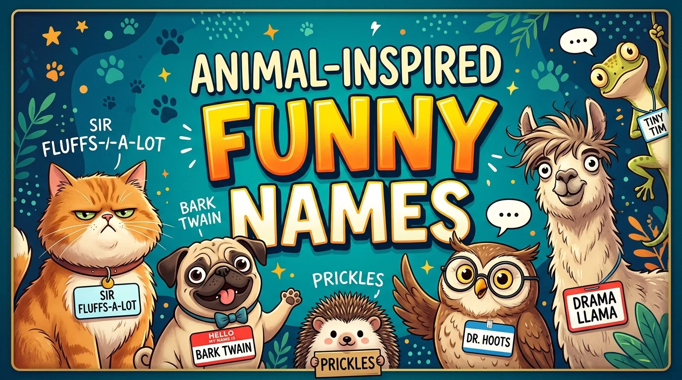 Animal-Inspired Funny Names