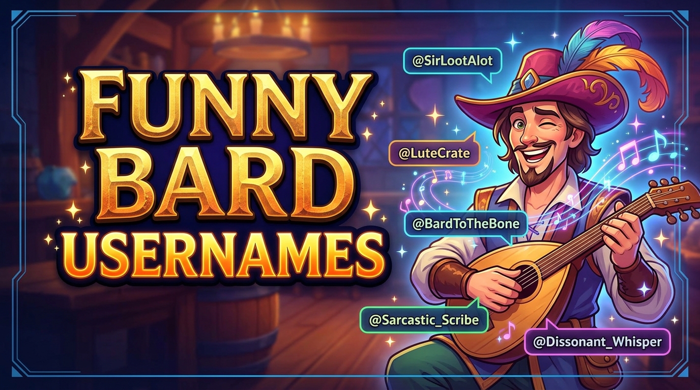 Funny Bard Usernames