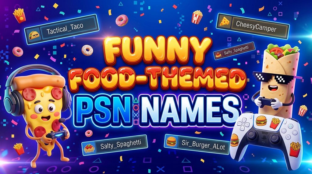 Funny Food-Themed PSN Names