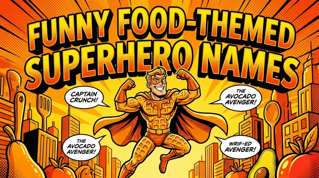 Funny Food-Themed Superhero Names