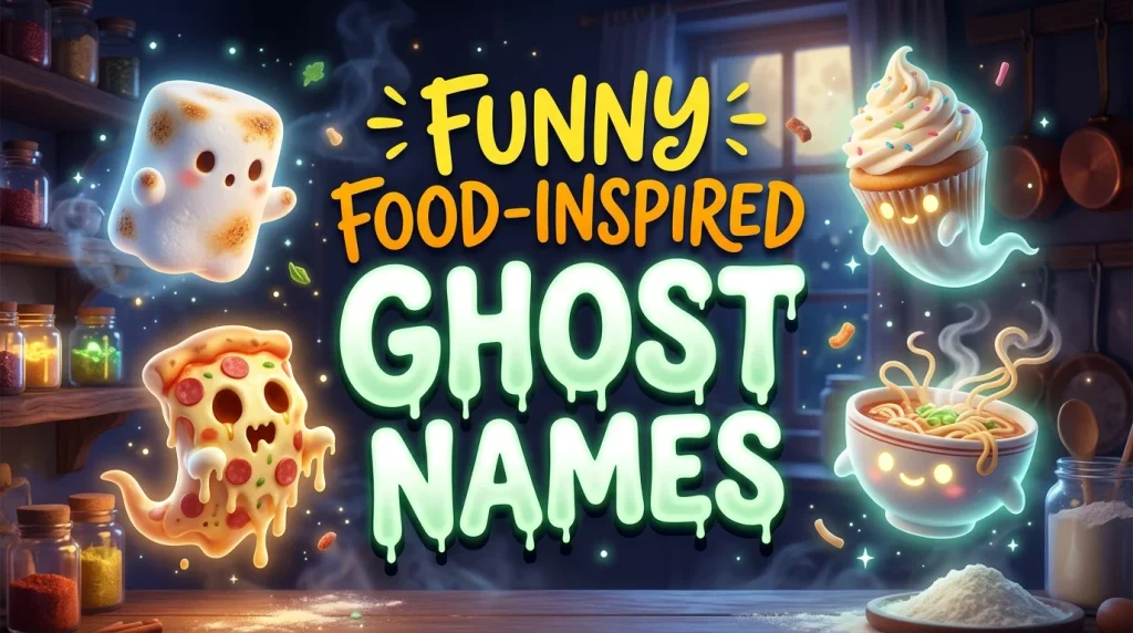 Funny Food-Inspired Ghost Names